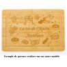 Planche à découper 38 x 27 cm gravée | Aga Personnalisation