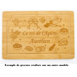 Planche à découper 33 x 22 cm gravée | Aga Personnalisation