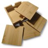 Sous-Verres en Bois Personnalisables - Lot de 4 | AgA personnalisation