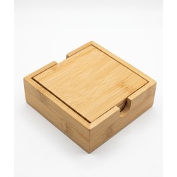 Sous-Verres en Bois Personnalisables - Lot de 4 | AgA personnalisation