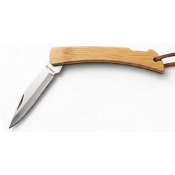 Couteau pliant en bois gravé | Aga Personnalisation