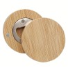 Décapsuleur rond en bois gravé | Aga Personnalisation