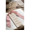 Cadeau Maman : Marque-page en Bois Personnalisé avec Gravure