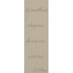 Cadeau Papa : Marque-page en Bois Personnalisé avec Gravure