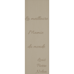 Cadeau Mamie : Marque-page en Bois Personnalisé avec Gravure