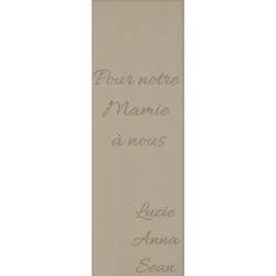 Cadeau Mamie : Marque-page en Bois Personnalisé avec Gravure