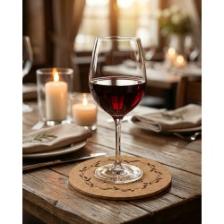 Sous-Verre Gravé Personnalisable - Cadeau Couple ou Mariage Unique