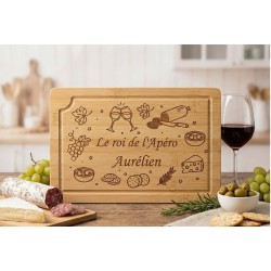 Planche à découper 38 x 25 cm gravée | Aga Personnalisation
