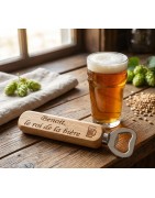 Décapsuleurs & ouvre-bouteilles en bois gravés | Aga Personnalisation